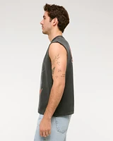 Premium Heavyweight Cropped Budweiser Tank