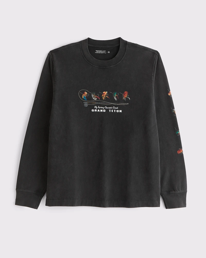 Long-Sleeve Premium Heavyweight 2.0 Grand Teton Graphic Tee