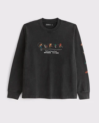 Long-Sleeve Premium Heavyweight 2.0 Grand Teton Graphic Tee