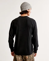 Essential Long-Sleeve Henley Tee