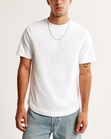 Classic Polished Curved Hem Tee