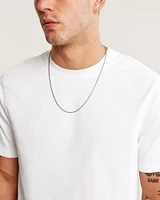 Classic Polished Curved Hem Tee