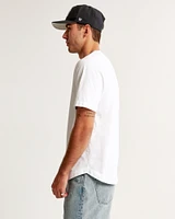 Classic Polished Curved Hem Tee