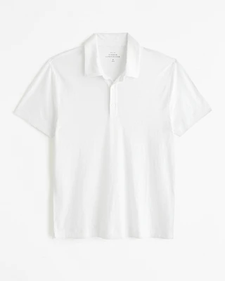 Summer Linen-Blend 3-Button Polo