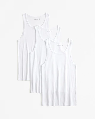 3-Pack Ribbed Tanks