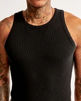 Essential Ribbed High-Neck Tank