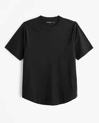 Classic Polished Curved Hem Tee