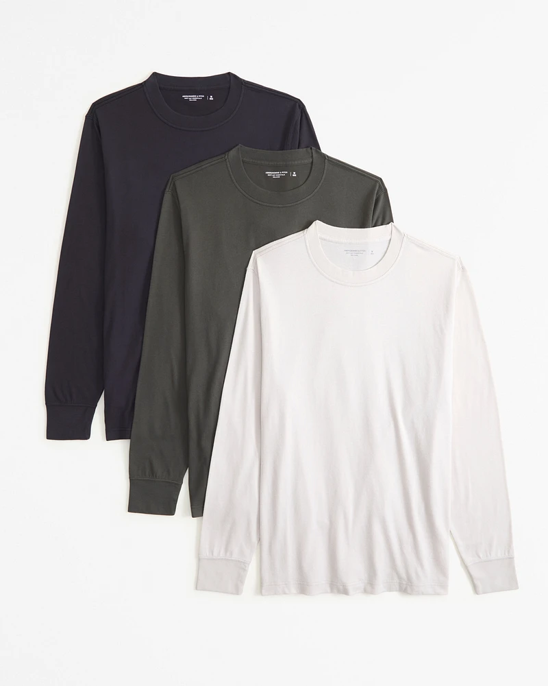 3-Pack Essential Long-Sleeve Tees