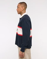 Miller Lite Cropped Rugby Polo