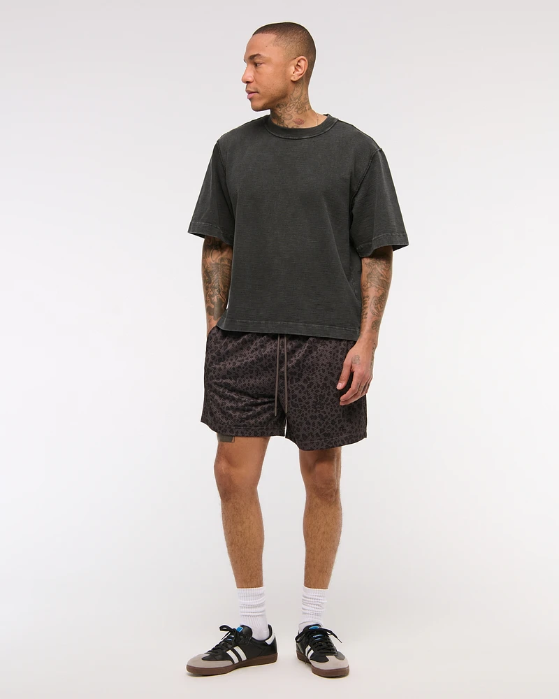 Premium Heavyweight Slub Cropped Tee