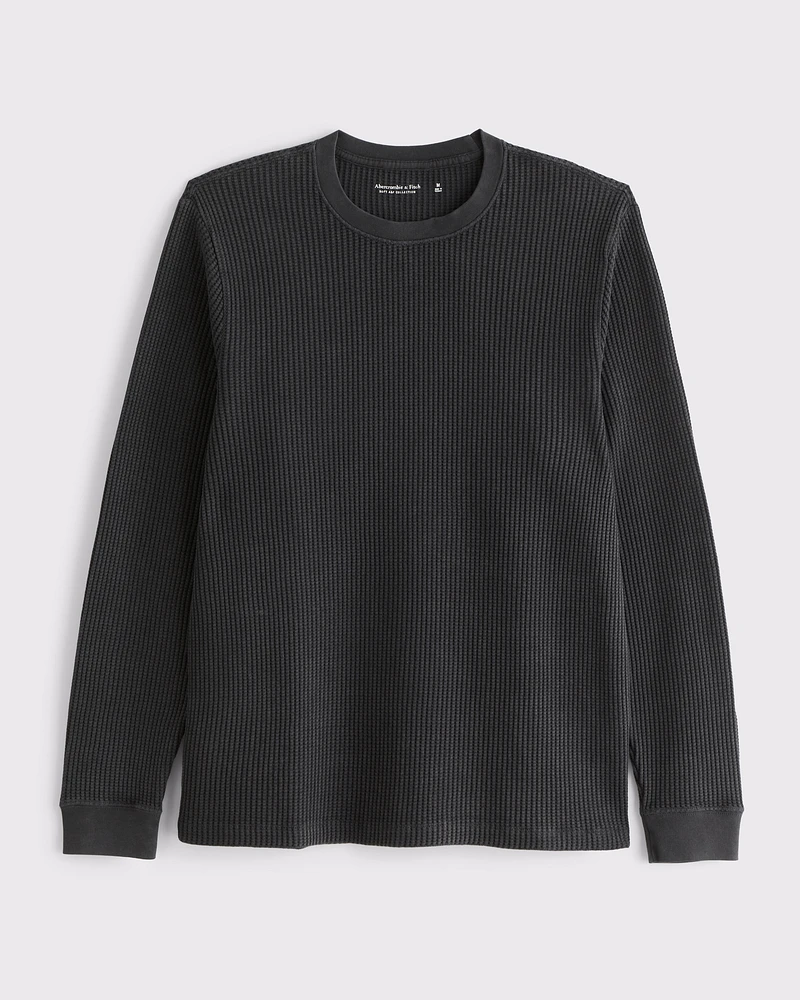 Long-Sleeve Classic Waffle Tee
