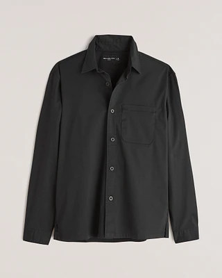 Technical Twill Shirt Jacket