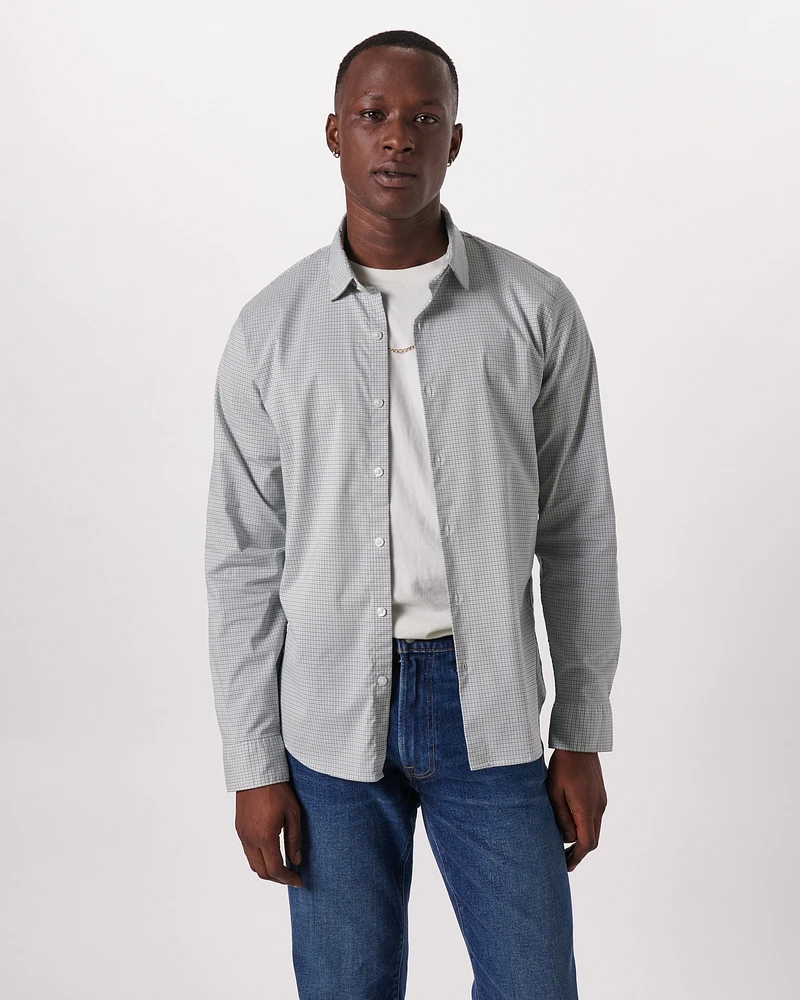 Long-Sleeve Performance Button-Up Shirt