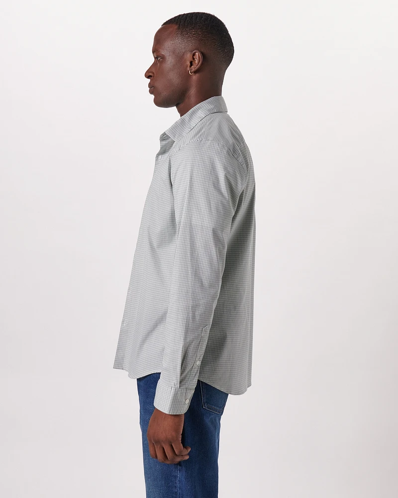 Long-Sleeve Performance Button-Up Shirt