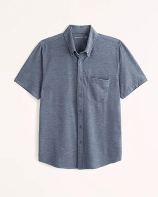 Short-Sleeve Performance Button-Up Shirt