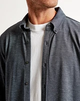 Long-Sleeve Performance Button-Up Shirt