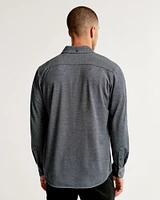 Long-Sleeve Performance Button-Up Shirt