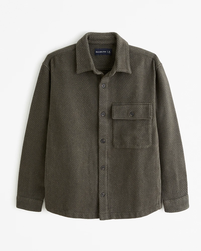 Heavyweight Flannel Shirt Jacket