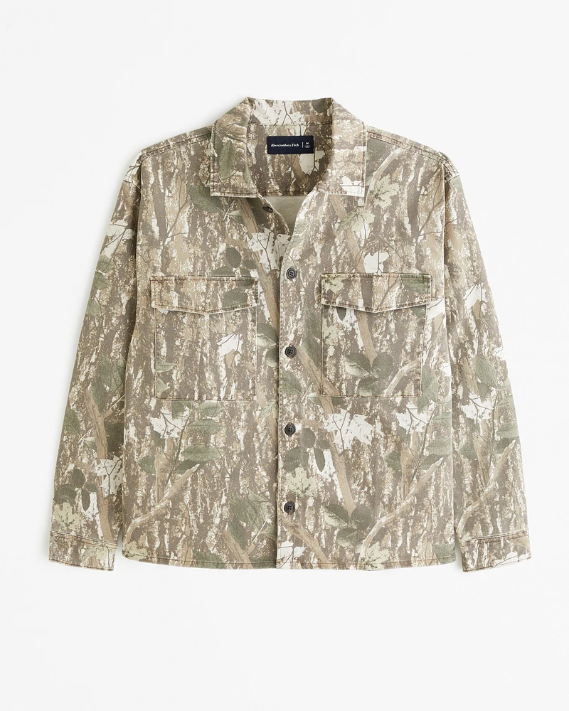 Twill Shirt Jacket