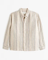 Linen Button-Up Shirt