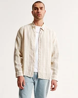Linen Button-Up Shirt