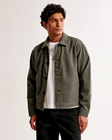 Wool-Blend Shirt Jacket