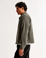 Wool-Blend Shirt Jacket