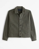 Wool-Blend Shirt Jacket