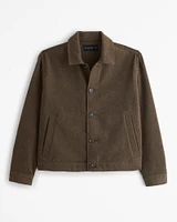 Wool-Blend Shirt Jacket