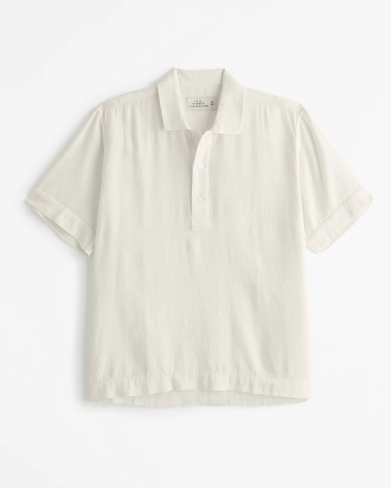 Summer Linen-Blend Popover