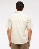 Camp Collar Button-Up Shirt