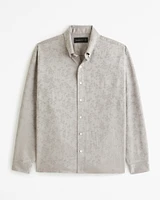 Jacquard Button-Up Shirt