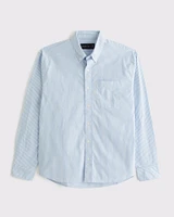 Poplin Button-Up Shirt