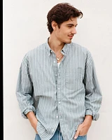Poplin Button-Up Shirt