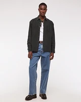 Denim Button-Up Shirt