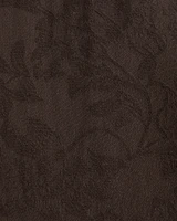 Short-Sleeve Cropped Jacquard Button-Up Shirt