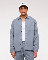 Long-Sleeve Garment Dye Button-Up Shirt