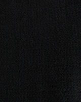 Cropped Slub Button-Up Shirt