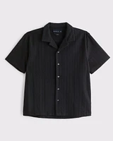 Camp Collar Lace Shirt