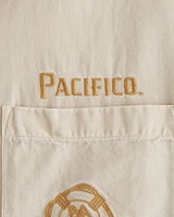 Short-Sleeve Cropped Modelo Workwear Button-Up Shirt