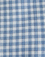 Long-Sleeve Plaid Button-Up Shirt