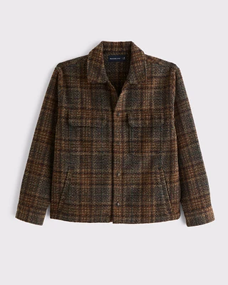 Boucle Shirt Jacket