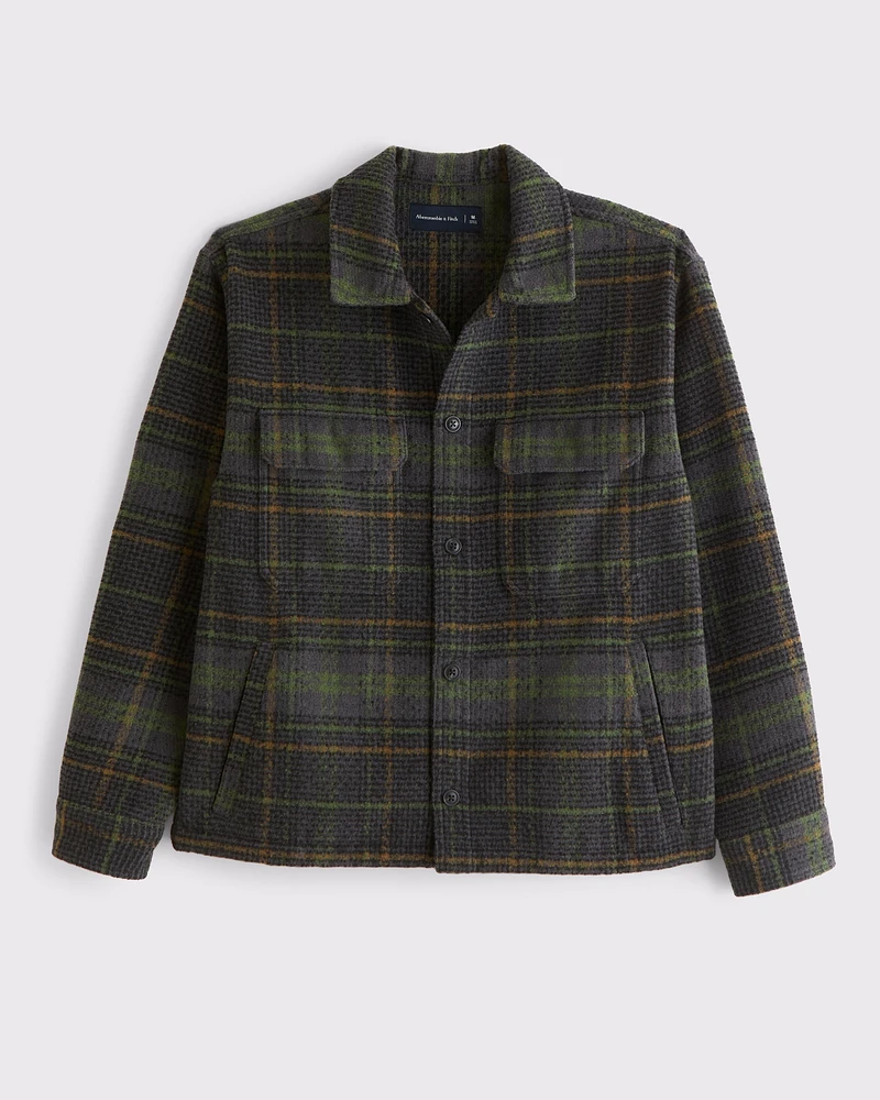 Boucle Shirt Jacket