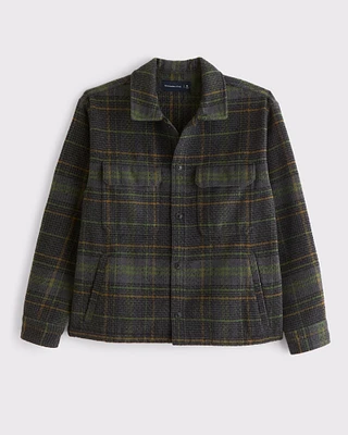 Boucle Shirt Jacket