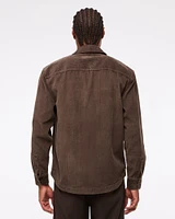 Corduroy Zip Shirt Jacket