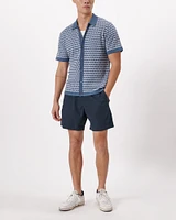 Linen-Blend Pull-On Shorts