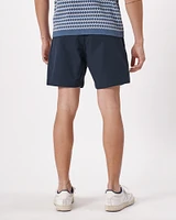 Linen-Blend Pull-On Shorts