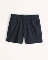 Linen-Blend Pull-On Shorts