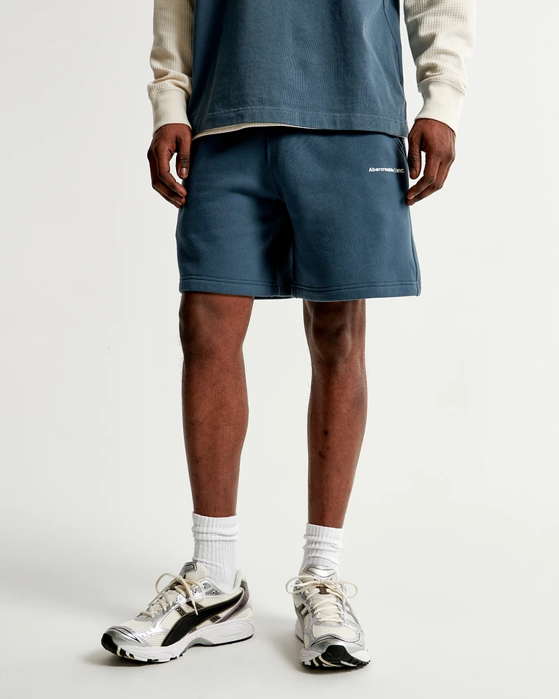 Micro-Logo Fleece Short