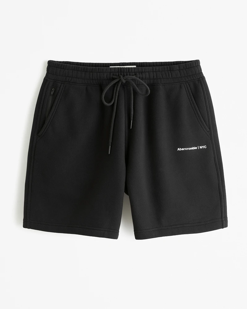 Micro-Logo Fleece Short